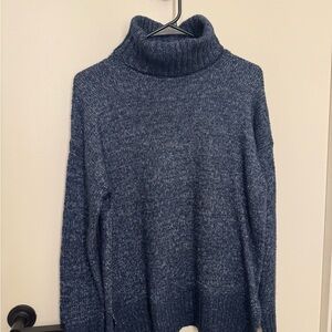 Banana Republic Navy Cowl Neck Sweater